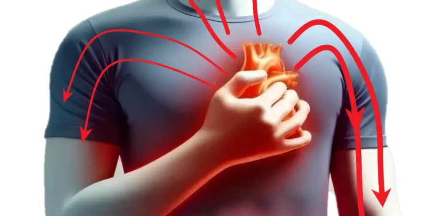 Iradierea durerii de inima la o persoana cu infarct miocardic